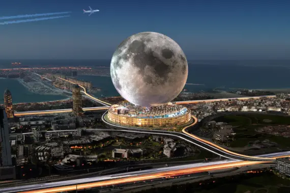 La prossima novità di Dubai? Una “luna” artificiale